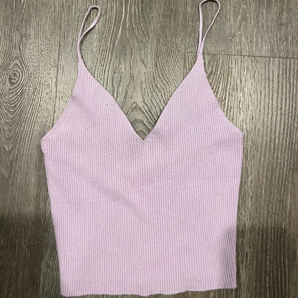 PacSun LA Hearts Knit Tank Top Lavender | S